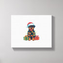 Search for funny christmas canvas prints Weimaraner