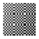 Search for black and white checkered tiles Modern