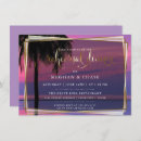 Search for sunset rehearsal dinner invitations Palm trees