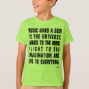 Search for music quotes tshirts For kids