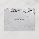 Search for drop chubby business cards Water