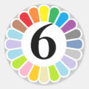 Search for number 6 stickers Top
