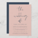 Search for dusty blue and dusty rose wedding invitations For her