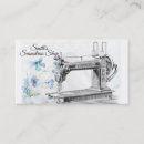 Search for seamstress business cards Vintage sewing machine