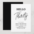 Search for 30th birthday invitations Calligraphy