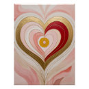 Search for heart abstract posters White