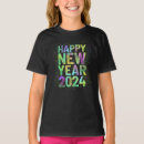 Search for new year girls tshirts Colourful