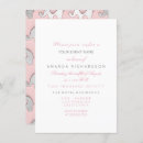 Search for pink grey elephant baby shower invitations Elephants