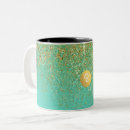 Search for teal and gold mugs Sparkle