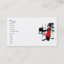 Search for apron business cards Woman
