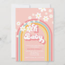 Search for retro baby shower invitations Hippie