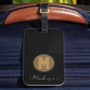 Search for script font luggage tags Initial