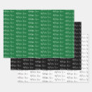 Search for black and green wrapping paper Cute
