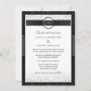 Search for simplicity wedding invitations Black