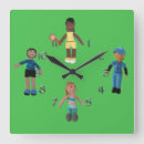 Search for sports nursery clocks Green