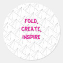 Search for folded stickers Paper crane