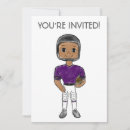 Search for vintage football invitations Retro