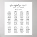 Search for black and white wedding seating charts Formal