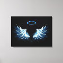 Search for angel wings canvas prints Blue