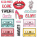 Search for 80 large stickers Cassette