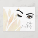 Search for eyelash extension postcards Elegant