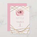 Search for gold floral table cards Flower