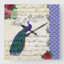 Search for vintage peacock clocks Antique