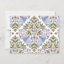 Search for floral pattern postcards Blue