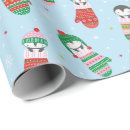 Search for penguin christmas wrapping paper Cute