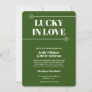 Search for clover wedding invitations Modern