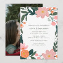 Search for flower border wedding invitations Floral