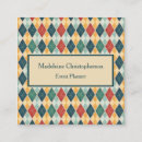 Search for argyle pattern business cards Harlequin