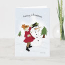 Search for little girl small christmas cards Holly