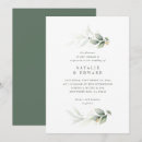 Search for simple calligraphy rustic greenery wedding invitations Script