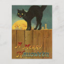 Search for vintage cat postcards Trick or treat
