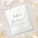 Search for wedding favour bags Modern elegant