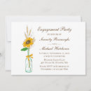 Search for sunflower engagement party invitations Autumn