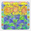Search for painted sunflower stickers Colourful
