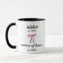 Search for sister wedding mugs Maid of honor