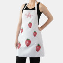 Search for strawberries aprons Watercolor