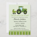 Search for green tractor baby shower invitations Party