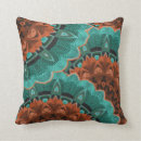 Search for teal and brown cushions Pattern