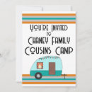 Search for camping invitations Retro