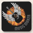 Search for rock band coasters Guitar player