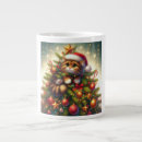 Search for funny cat christmas mugs Winter