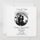 Search for tree silhouette wedding invitations Black