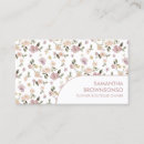 Search for pattern business cards Botanical