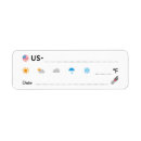 Search for united states return address labels America
