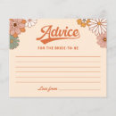 Search for retro wedding advice cards Bridal shower
