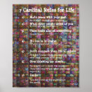 Search for 7 cardinal rules for life posters Mum